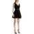 NORMA KAMALI Grace Jersey Mini Dress For Women BLACK