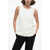 Jil Sander Viscose Piuma Tank Top White