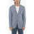 CORNELIANI Id Unlined Identity 2-Button Blazer Blue