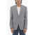 CORNELIANI Cc Collection Half-Lined Cotton 2-Button Blazer With Notch L Blue