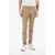 CORNELIANI Id Stretch Cotton Chinos Pants With Belt Loops Beige