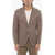 CORNELIANI Cc Collection Half-Lined Houndstooth Suit Brown