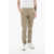 CORNELIANI Id Linen And Cotton Chinos Pants With Martingales Beige