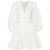 ZIMMERMANN Zimmermann Lace Trimmed Mini Dress WHITE