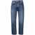 TOTÊME TOTEME Straight Leg Cropped Denim Jeans BLUE