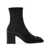 COURRÈGES Courrèges Black Reedition Logo Ankle Boots Black