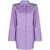 THE ATTICO The Attico Margot Cotton Shirt Dress Purple