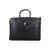 Thom Browne Thom Browne Business Bag W/ Shoulder Strap In Pebble Black