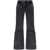 Diesel Diesel Flared Denim Cotton Jeans Black