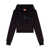 Diesel Diesel Logo Cropped Hoodie Black