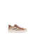 Chloe 'Lauren' Beige Low Top Sneakers With Logo Detail And Brown Leather Trim In Canvas Woman Beige