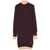 Fendi Fendi Wool Knitted Dress PURPLE