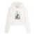 Palm Angels Palm Angels Fitted Cotton Hoodie WHITE