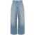 Palm Angels Palm Angels Wide Leg Denim Jeans CLEAR BLUE