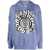 Ganni Ganni Printed Cotton Hoodie BLUE