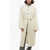 Co.Go Blended Alpaca Wool Long Cardigan With Buttoms Detail White