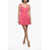 Philosophy Scuba Jersey Dress With Pleated Detail Pink