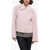 Jil Sander Wool Short Coat With Concealed Buttoning Pink