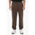 CORNELIANI Virgin Wool Pants With Turn-Up Hems Brown