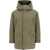 Moncler Reversible Long Down Jacket Pref MEDIUM GREEN