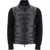 Moncler Grenoble Hybrid Cardigan With Padded Panel BLACK