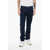 CORNELIANI Id Luxury Denim Dark-Washed Denims With Contrasting Embroide Blue