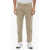 CORNELIANI Id Stretch Cotton Chinos Pants With Martingales Beige