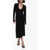 Jil Sander Knitted Maxi Dress With Necklace Detail Black