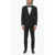 CORNELIANI Hopsack Cerimonia Academy Suit With Peak Lapel Black