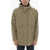 CORNELIANI Id Giada Dintex Windbreaker Jacket With Removable Hood Green