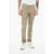 CORNELIANI Id Stretch Cotton Chinos Pants With Belt Loops Beige