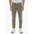 CORNELIANI Id Stretch Cotton Chinos Pants With Belt Loops Green