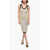 Karl Lagerfeld Bouclè Knitted Midì Dress With Lurex Detailing Multicolor