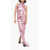 Rick Owens Luxor Sequined Athena Denim Sheath Dress Pink