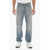 CORNELIANI Id Linen-Blended Denims With Light Wash Blue