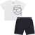 Karl Lagerfeld Tee Shirt+Short WHITE