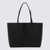 Tory Burch Tory Burch Black Leather Mcgraw Tote Bag Black