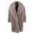 SPORTMAX Sportmax Faux Fur Coat GREY