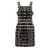 RABANNE Rabanne Vinyl Check Dress Black