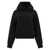 Alexander Wang Alexander Wang Puff Logo Hoodie In Structured Terry Black