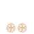 Tory Burch Tory Burch Miller Logoed Earrings GOLD