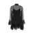 Valentino Garavani Valentino Garavani Chiffon Mini Dress Black