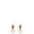 Alexander McQueen Alexander McQueen 'Pearl N Skull' Earrings GOLD