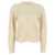 Alexander McQueen Alexander McQueen 'Chevron Corset' Sweater WHITE