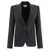 Alexander McQueen Alexander McQueen Single-Breasted Pinstripe Blazer GREY