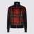 Alexander McQueen Alexander McQueen Black And Red Knitwear BLACK/CHECK