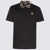 Versace Versace Black Cotton Polo Shirt Black