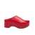 Marni Marni Smooth Calfskin Slides RED