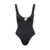 HUNZA G 'Celine' Black One-Piece Swimsuit With Ring Detail In Stretch Polyamide Woman Black