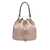 Tory Burch Tory Burch Monogram Leather Bucket Bag CLAY